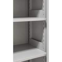 Armoires de rangement Hi-Boy, Acier, 4 Tablettes, 72" h x 36" la x 18" P, Gris Chandler Sales