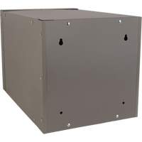 Stackable Cube Locker, 12" x 18" x 12", Steel, Grey, Knocked Down Chandler Sales