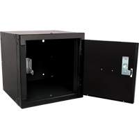Stackable Cube Locker, 12" x 12" x 12", Steel, Black, Knocked Down Chandler Sales