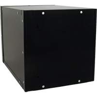 Stackable Cube Locker, 12" x 18" x 12", Steel, Black, Knocked Down Chandler Sales