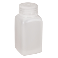Bouteilles peu encombrantes &agrave; prise facile, Carr&eacute;e, 6 oz, Plastique Chandler Sales