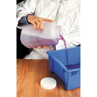 Bouteilles, Ronde, 128 fl. oz., Plastique Chandler Sales
