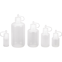 Narrow-Mouth Bottles, Round, 1/2 oz., Plastic Chandler Sales