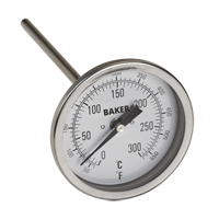 Bi-Metal Thermometers, Contact, Analogue, 50-550°F (0-260°C) Chandler Sales