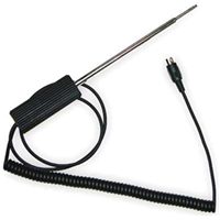 Balom&egrave;tre - Sonde pour temp&eacute;rature/humidit&eacute; relative, 18" " lo Chandler Sales
