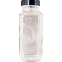 Bottle, Square, 8 fl. Oz., Glass Chandler Sales