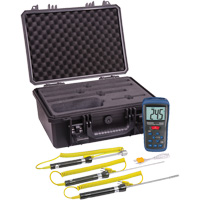 Thermocouple Thermometer Kit, Contact, Digital, -58-2000°F (-50-1300°C) Chandler Sales