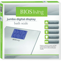 Jumbo Digital Display Scale, 550 lbs. Cap., 0.2 lbs. / 0.1 kg Graduations Chandler Sales