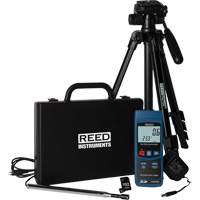 Thermo-an&eacute;mom&egrave;tre &agrave; fil chaud, Enregistrement des donn&eacute;es, Gamme de v&eacute;locit&eacute; d'air de 0,2 - 25,0 m/sec Chandler Sales