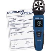 An&eacute;mom&egrave;tre &agrave; h&eacute;lices Bluetooth Smart avec certificat ISO, Enregistrement des donn&eacute;es, Gamme de v&eacute;locit&eacute; d'air de 0,6 - 25 m/sec/118 - 4921 pi/min/2,1 - 90 km/h/1,3 - 55,9 mi/h Chandler Sales