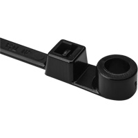 Attache de c&acirc;ble &agrave; vis, Longueur 12-2/5", R&eacute;sistance &agrave; la traction 50 lb, Noir Chandler Sales