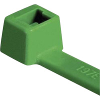 Attaches pour c&acirc;ble PA66 homologu&eacute;es UL, Longueur 4", R&eacute;sistance &agrave; la traction 18 lb, Vert Chandler Sales