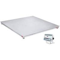DEFENDER 5000 Washdown Floor Scale, 2500 lbs. Capacity, 48" W x 48" L Chandler Sales