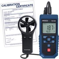 R4100 Vane Thermo-Anemometer with Air Volume with Calibration Certificate, Data Logging, 0.4 - 30 m/sec Air Velocity Range Chandler Sales