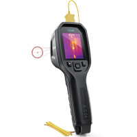 24:1 Spot IR Thermal Imaging Camera with Bullseye Laser & Type K Thermocouple, 160 x 120 pixels, -10° - 45°C (14° - 113°F), 70 mK Chandler Sales