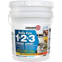 Appr&ecirc;t &agrave; base d'eau Bulls Eye 1-2-3, 18,9 L, Seau, Blanc Chandler Sales