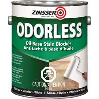 Appr&ecirc;t inodore &agrave; base d'huile qui bloque les taches, Blanc, Tr&egrave;s mat, 3,78 L, Gallon Chandler Sales