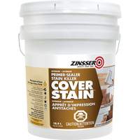 Scellant d'appr&ecirc;t &agrave; base d'huile Cover Stain, 18,9 L, Seau, Blanc Chandler Sales