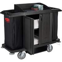 Executive Full-Size Housekeeping Cart with Doors Chandler Sales