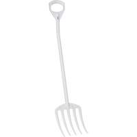 Fourche hygi&eacute;nique, Longueur de 49", Plastique, Blanc Chandler Sales
