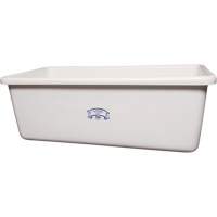 Transport Storage Tub, Plastic, White Chandler Sales