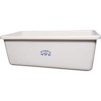Transport Storage Tub, Plastic, White Chandler Sales