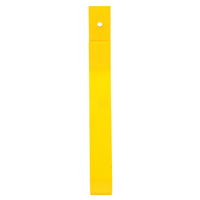 Rail Post, Steel, 10-3/4" L x 24" H, Yellow Chandler Sales