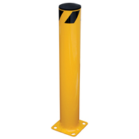 Butoir de s&eacute;curit&eacute;, Acier, 36" h x 5,5" la, Jaune Chandler Sales