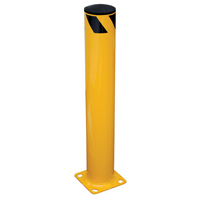 Butoir de s&eacute;curit&eacute;, Acier, 36" h x 5,5" la, Jaune Chandler Sales