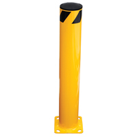 Butoir de s&eacute;curit&eacute;, Acier, 36" h x 5,5" la, Jaune Chandler Sales