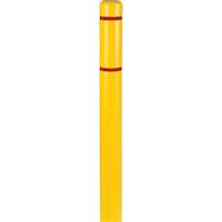Capuchons en polyethylene pour borne de protection, 4-1/2" dia. x 64" l, Jaune Chandler Sales