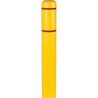 Capuchons en polyethylene pour borne de protection, 6-5/8" dia. x 72" l, Jaune Chandler Sales