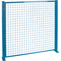Perimeter Guards - Mesh Style, 4' H x 4' W, Blue Chandler Sales