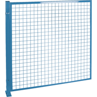 Perimeter Guards - Mesh Style, 4' H x 4' W, Blue Chandler Sales