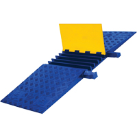 Yellow Jacket&reg; Heavy Duty ADA/DDA Cable Protector, 5 Channels, 18" L x 50" W x 1.875" H Chandler Sales