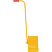 Ergo Handle Wheel Chock, Steel, Yellow, 8" W x 10-3/4" D x 9-1/8" H Chandler Sales