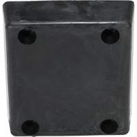 Molded Dock Bumper, Reinforced Rubber, 12" W x 4" D x 13" H Chandler Sales