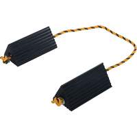 Cale de roue d'avion de transporteur a&eacute;rien, 5" x 10" x 4-1/2", Noir Chandler Sales