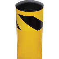 Safety Bollard, Steel, 36" H x 5-1/2" W, Yellow Chandler Sales