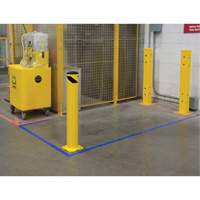 Safety Bollard, Steel, 36" H x 5-1/2" W, Yellow Chandler Sales