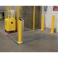 Safety Bollard, Steel, 42" H x 5-1/2" W, Yellow Chandler Sales