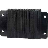 Laminated Dock Bumpers, Horizontal, Rubber, 18" W x 4" D x 12" H Chandler Sales