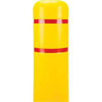 Polyethylene Bollard Cover, 6-5/8" Dia. x 60" L, Red/Yellow Chandler Sales