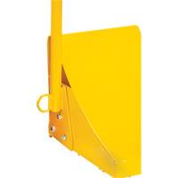Ice Chock with Ergonomic Handle, Steel, Yellow, 8-1/16" W x 10-5/8" D x 8-13/16" H Chandler Sales