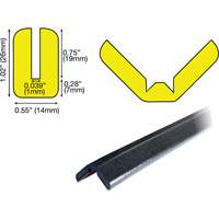 W Profile 1M Edge Protection Bumper Guard, 3.25' Long Chandler Sales