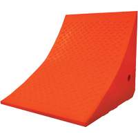70 Ton Large Equipment Wheel Chock, Urethane, Orange Chandler Sales