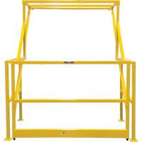Barri&egrave;re de s&eacute;curit&eacute; pour mezzanine, 70" lo x 77" ha, 78" &eacute;lev&eacute;e, Jaune Chandler Sales