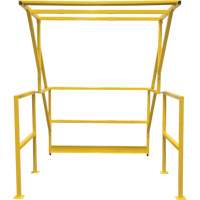 Barri&egrave;re de s&eacute;curit&eacute; pour mezzanine, 70" lo x 77" ha, 78" &eacute;lev&eacute;e, Jaune Chandler Sales