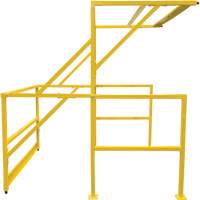 Barri&egrave;re de s&eacute;curit&eacute; pour mezzanine, 70" lo x 77" ha, 78" &eacute;lev&eacute;e, Jaune Chandler Sales