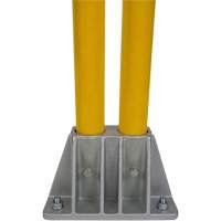 Garde-corps pour barri&egrave;re de s&eacute;curit&eacute;, Acier, 36" lo x 42" h, Jaune Chandler Sales